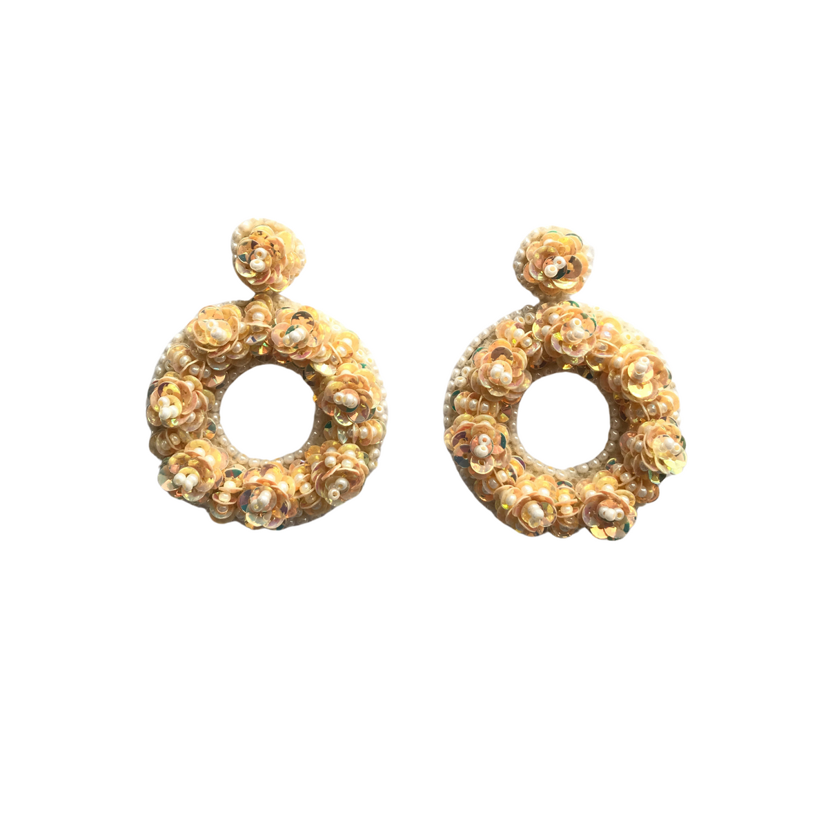 Spring Round S Earrings