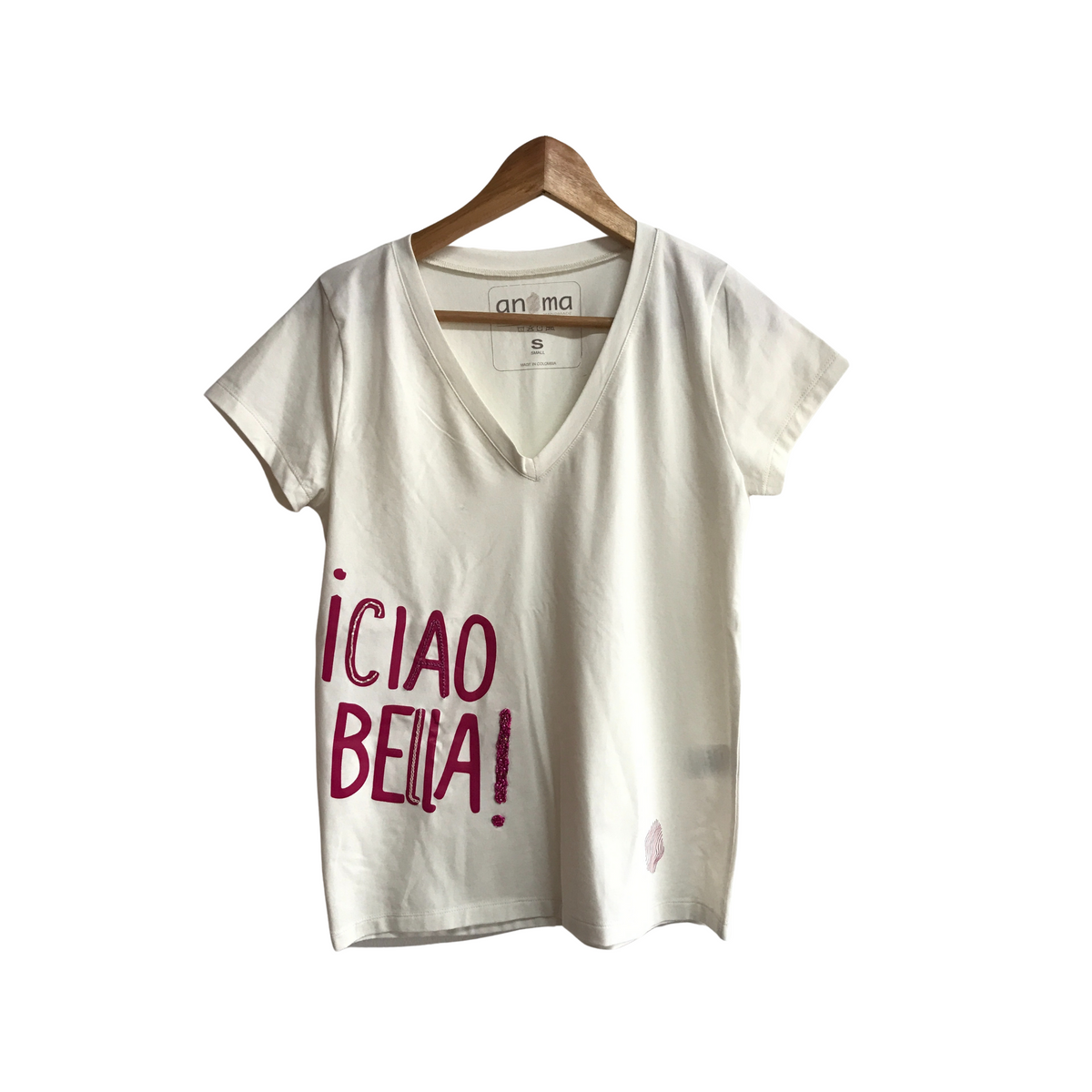 Embroidered T-Shirt Printed