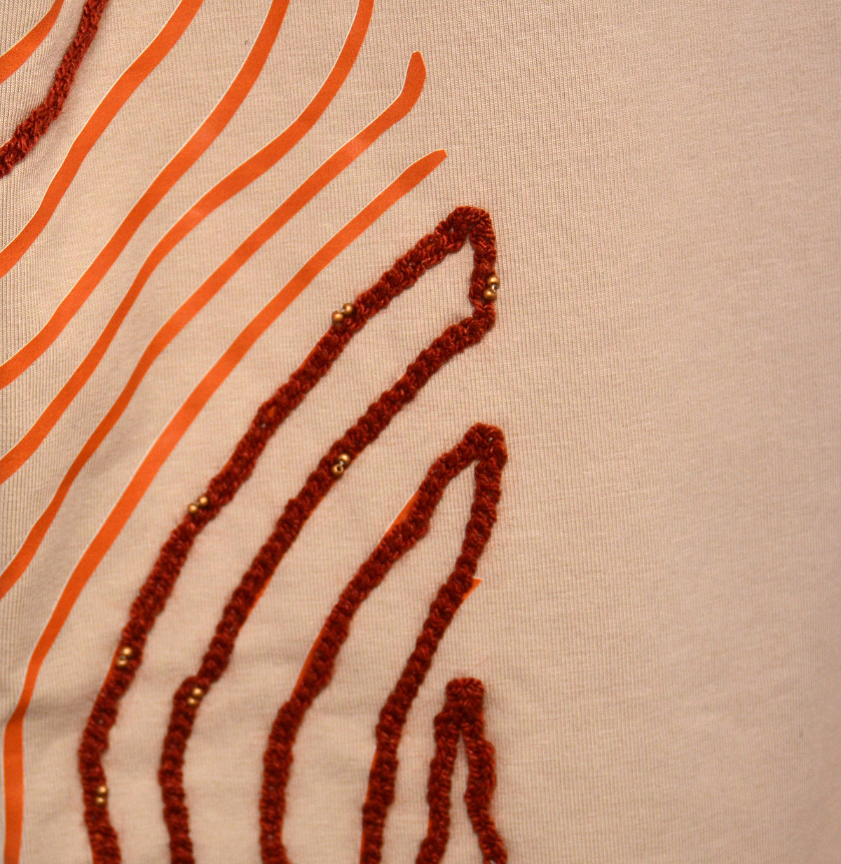 Embroidered T-Shirt Printed