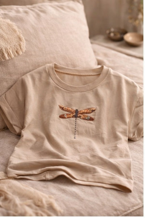 Embroidered T-Shirt Libelula
