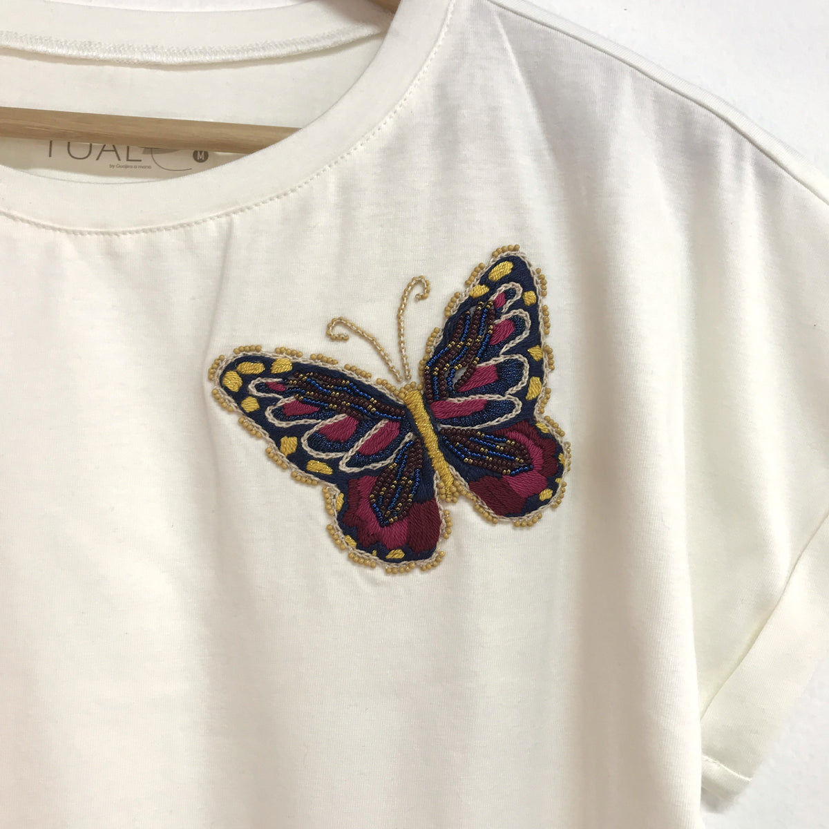 Embroidered Printed T-Shirt