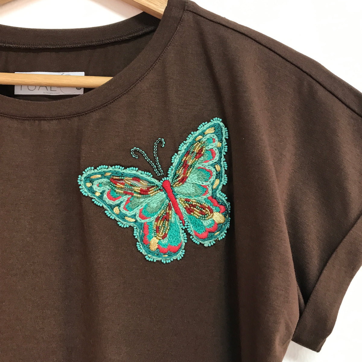 Embroidered Printed T-Shirt