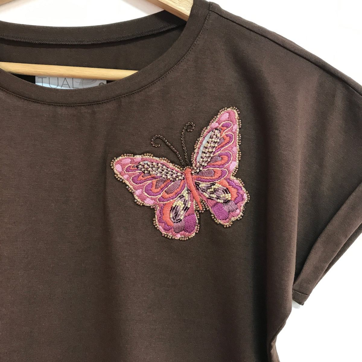 Embroidered Printed T-Shirt