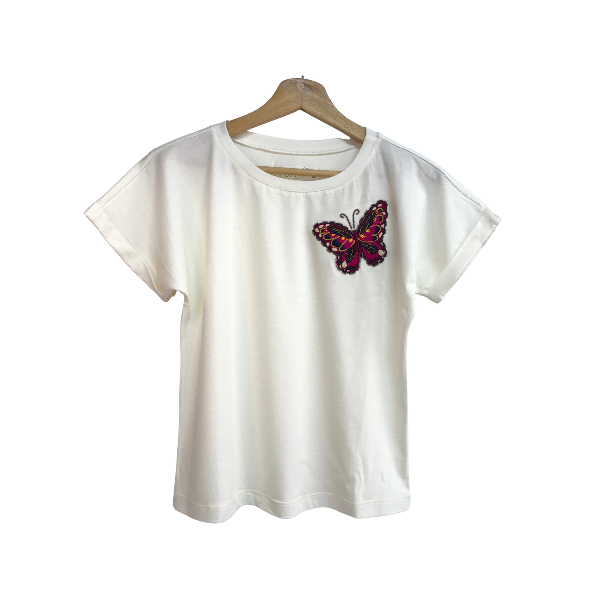 Embroidered Printed T-Shirt