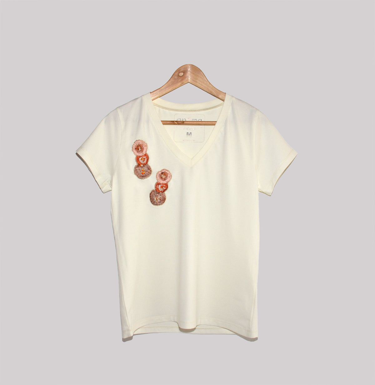 Embroidered T-Shirt Lotus