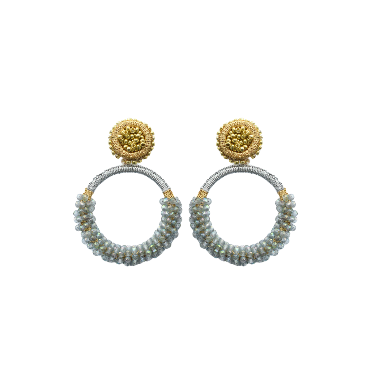 Onega Round L Earrings