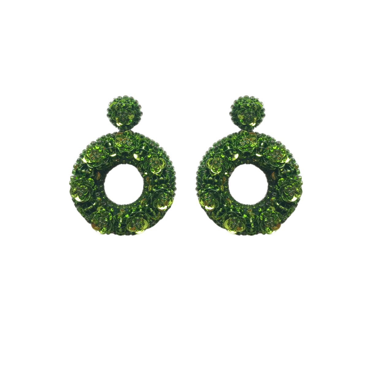 Spring Round S Earrings