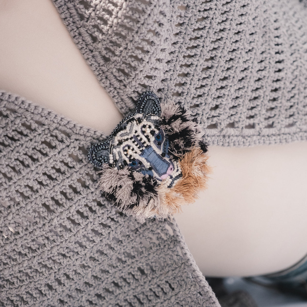 Tiger Brooch