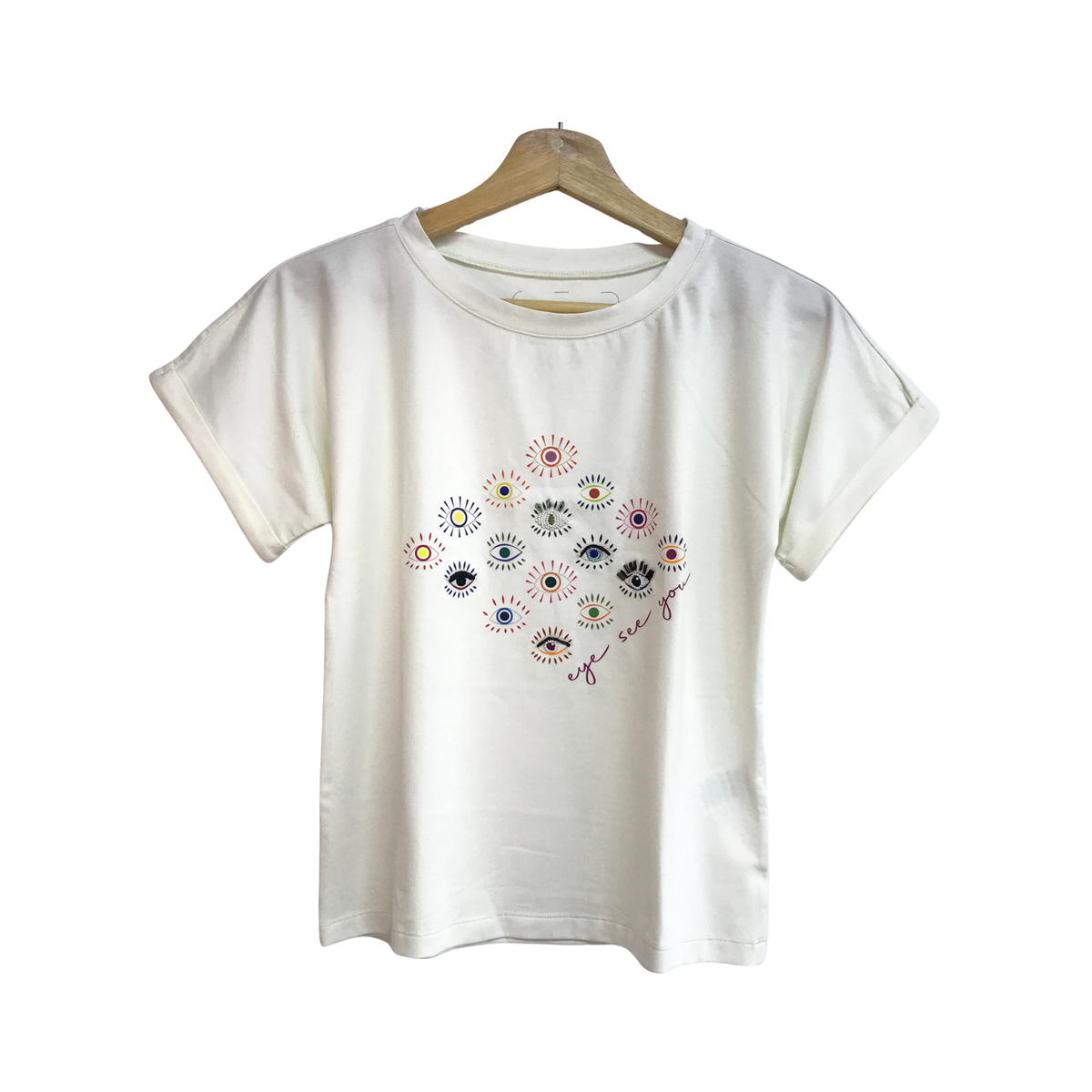 Embroidered T-Shirt Printed