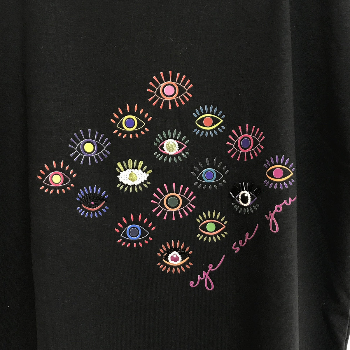 Embroidered T-Shirt Printed