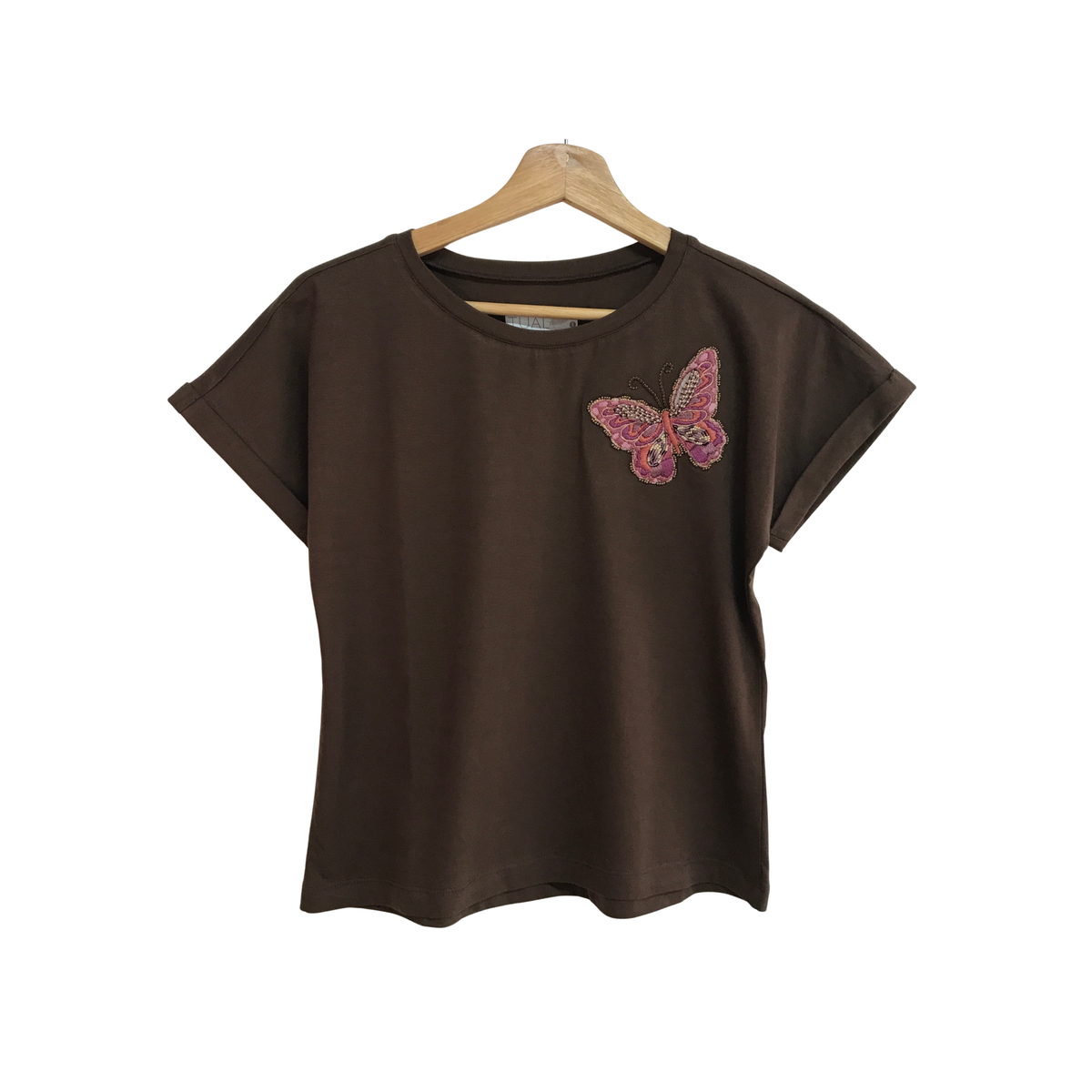 Embroidered Printed T-Shirt