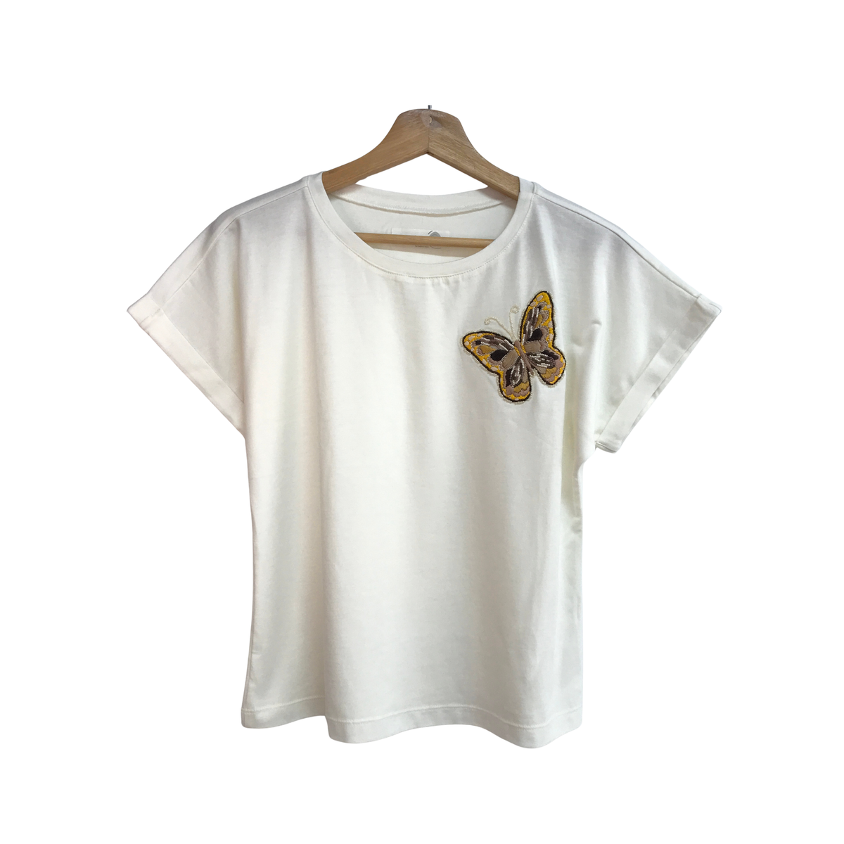 Embroidered Printed T-Shirt