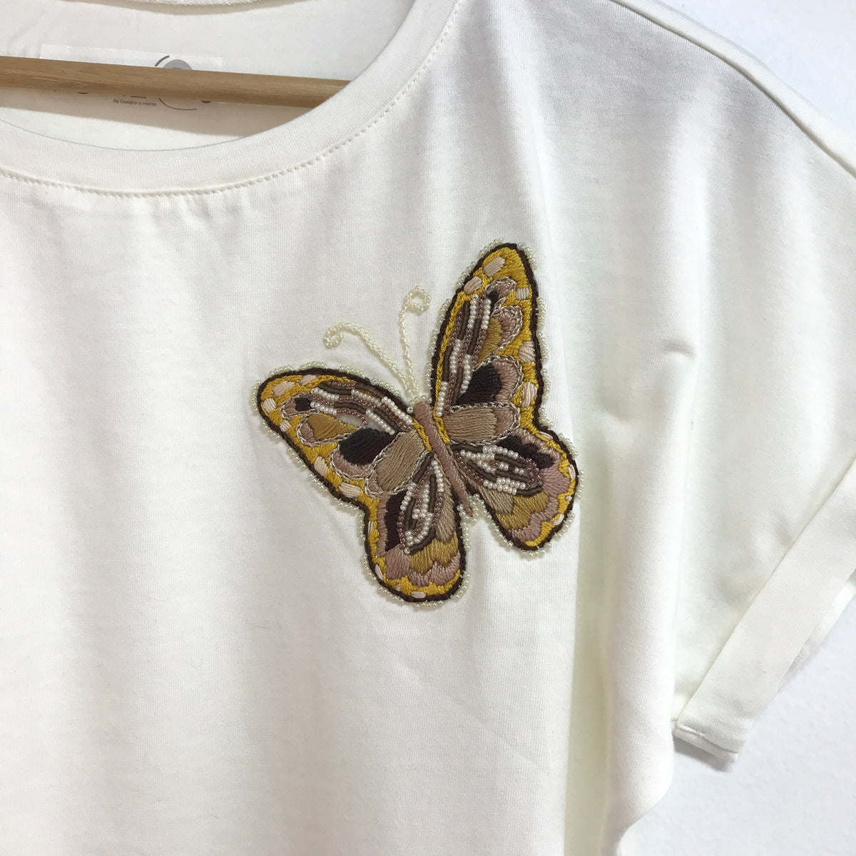 Embroidered Printed T-Shirt