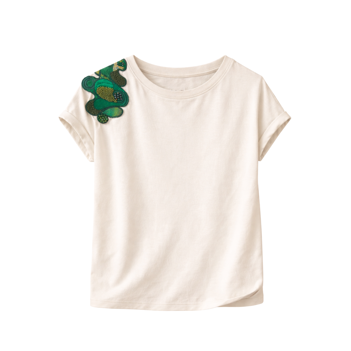 Embroidered Printed T-Shirt